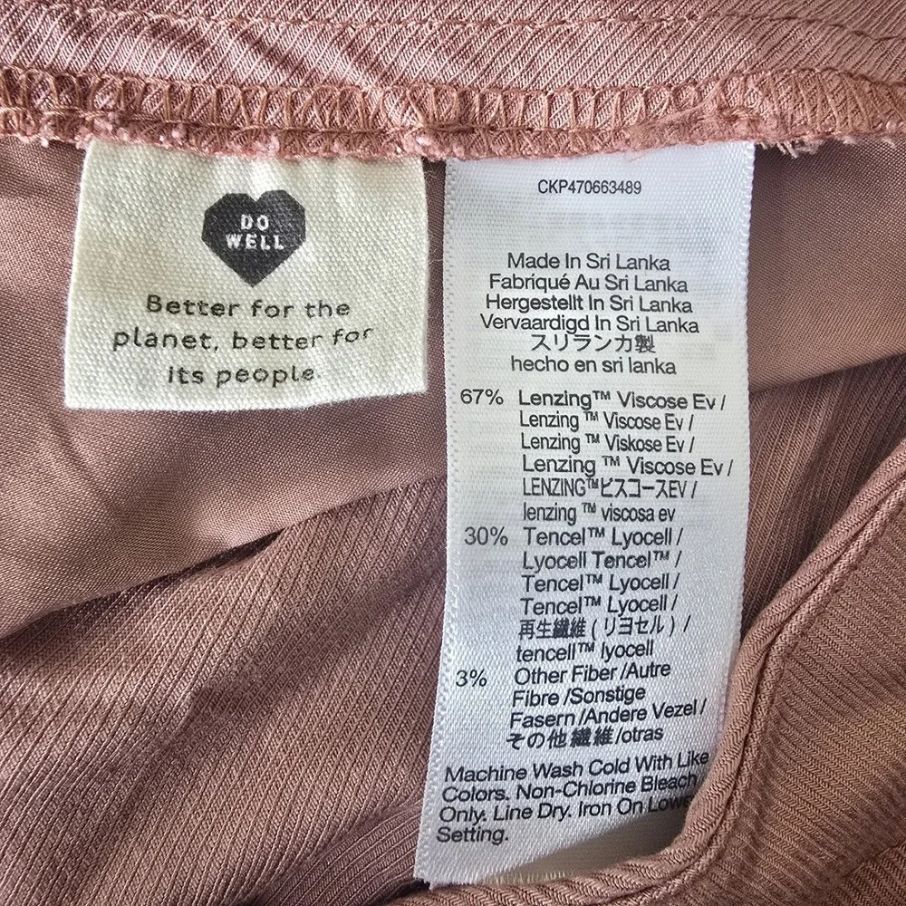 Madewell Pants Womens 4 The‎ Neale Straight Wide Leg Pant Drapeweave Dried Rose